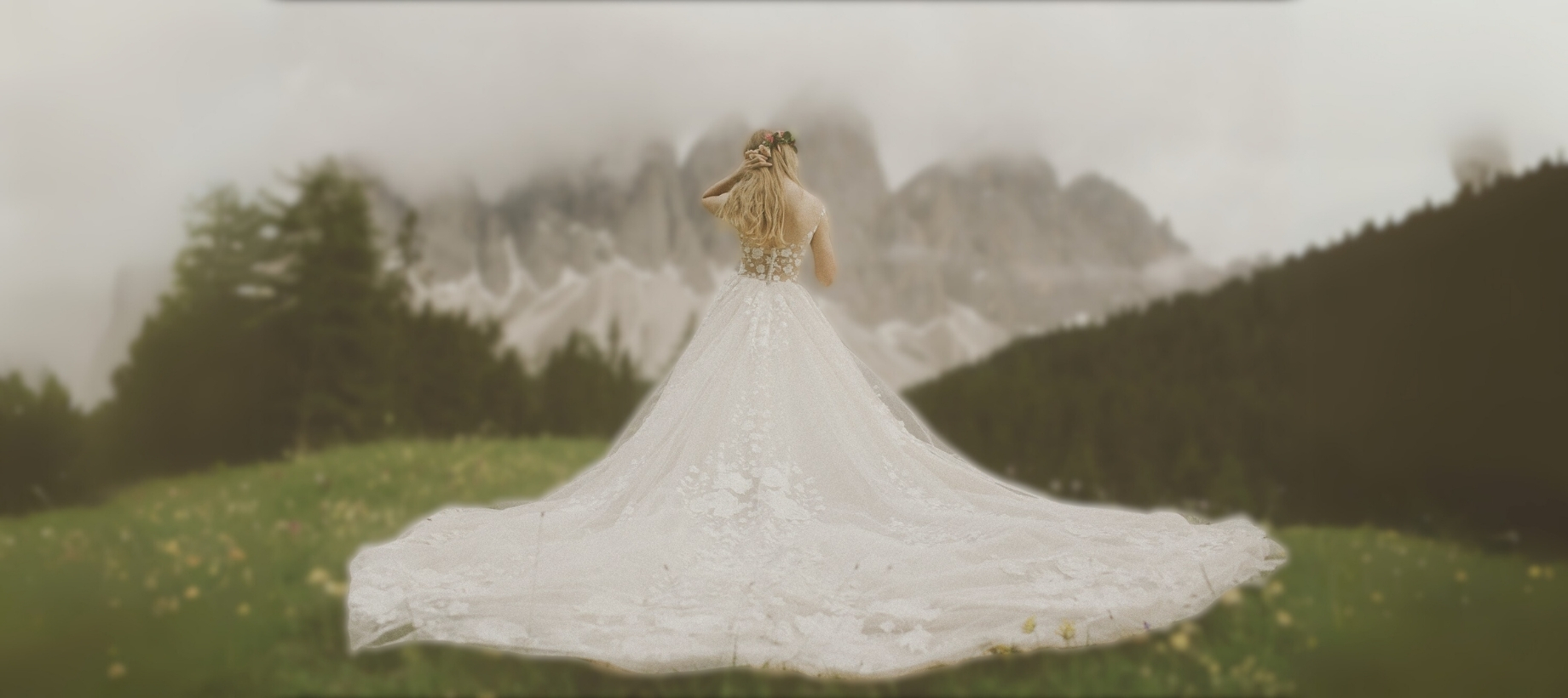 Criação de alta costura por Moema Siebra